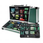 Professional Telecom Networking tool kit tools set with aluminum alloy box for sale