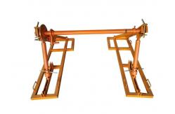 China Integrated Cable Drum Jacks , Cable Reel Jack Stands For Supporting Reel supplier