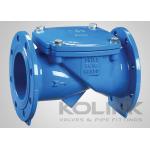 Rubber Flapper Swing Check Valve Ductle Iron GGG50 Non-return Valve for sale