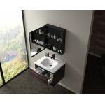 800mm Bathroom Mirror Cabinet Wall Mounted Artificial Marble Countertop for sale