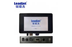 China High-Resolution Expiry Date Code Printer / Thermal Inkjet Printer With Double Nozzle Channel supplier