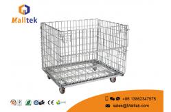 China Heat Resistant Wire Mesh Storage Cages Wire Mesh Security Cage With Wheels supplier