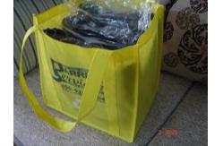 China 100% Polypropylene Nonwoven Carry Bags Handle Bag With Customized Logo supplier