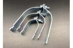 China Galvanized HDG Rigid EMT Pipe Clamp 3/8 Inch For Pipe Lines supplier