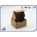 Recycled Matt Lamination Corrugated Mailer Box Customized CMYK Printed