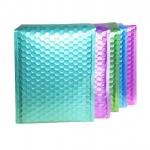 Shipping Packaging Holographic Bubble Envelope Mailing Bags Metallic Poly Holographic Bubble Mailers for sale