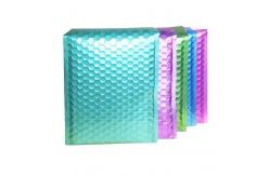 China Shipping Packaging Holographic Bubble Envelope Mailing Bags Metallic Poly Holographic Bubble Mailers supplier