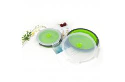 China 4pcs Round Silicone Folding Lunch Box 350 500 800 1200ML supplier