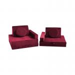 Triangle Cushion Base Polyester Inner Liner Play Couch Set Sofa