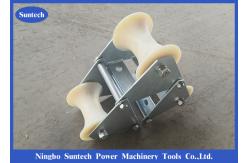 China Stringing Tools Three Nylon Sheaves Cable Guide Roller For Underground Working supplier
