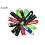 Customized Embroidered Fabric Keychain For Colletible / Commemorative for sale