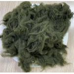 Seaweed Green Dope Dyed Polyester Fiber 1.5D 38mm for sale