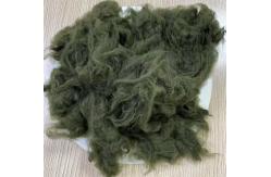 China Seaweed Green Dope Dyed Polyester Fiber 1.5D 38mm supplier