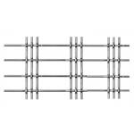 Pre- Crimped Decorative Rigid Metal Mesh, Decorative Metal Wall Cladding Mesh for sale