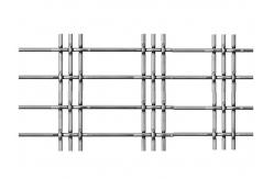 China Pre- Crimped Decorative Wire Mesh For Cabinets supplier