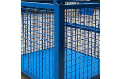 China RAL Galvanised 1500KG Stackable Collapsible Wire Container supplier