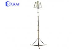 China High Strength Aluminum Alloy Telescopic Mast Pole Pneumatic Antenna Pole Customized supplier