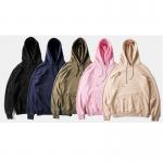 Black Pink Plus Size Oversized Hoodie , Unisex Distressed Pullover Hoodie for sale