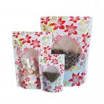 Zipper Glossy Stand Up Plastic Pouch Packaging Custom Logo With Window