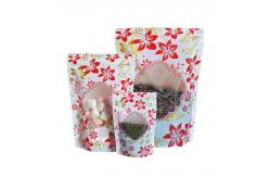 China Zipper Glossy Stand Up Plastic Pouch Packaging Custom Logo With Window supplier