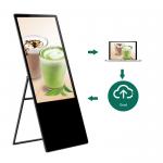 Indoor 55inch Portable Digital Signage Android Cloud Based Player