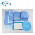Sterile Gyn Laparoscopy Pelviscopy Pack Kit Blue OEM for sale