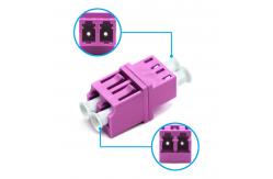 China OM4 Multimode Sc Apc Fiber Connector Duplex With 0.2dB Insertion Loss supplier