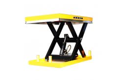 China 1m Load 1000kg Small Lift Table Hydraulic Fixed Scissor Lift Tables supplier