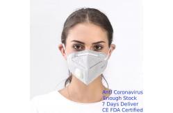 China Anti Virus N95 Face Mask Folding Non Woven Material With Breathing Valve supplier