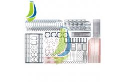 China 3800731  4352581 Engine Upper Gasket Kit Repair Kit for KTA50 Engine supplier