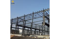 China Customized Steel Structure Warehouse With PVC Steel Windows And Sandwich Panel Wall Panel supplier