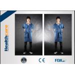 Durable Eco Friendly Disposable Isolation Gown Waist Tie 20-70G Patient Gown  for sale