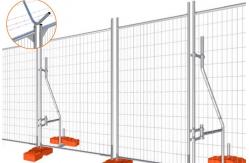 China 1.8m Temporary Security Fence 50*100mm Welded Site Safety Fence supplier