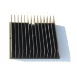 Black Anodized 6005-T5 Aluminium Heatsink Extrusions , Finished Machining for sale
