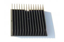China Black Anodized 6005-T5 Aluminium Heatsink Extrusions , Finished Machining supplier