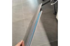 China Flash Silver PVDF Aluminum Composite Panel High Dimensional Stability Advertisement Sheet supplier