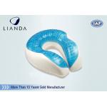 U shape memory foam traveling cooling gel pillow RHOS CE 30*29*11cm for sale