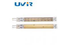 China 3500W Infrared Heating Element Tube Gold Short Wave For Dry Equipment supplier