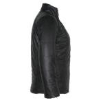 Super Warm Ladies PU Turtleneck Jacket With Zipper Slim Shape Super Warm for sale
