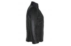 China Super Warm Ladies PU Turtleneck Jacket With Zipper Slim Shape Super Warm supplier