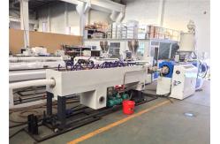 China PE Granules Cable Sheathing Machine , 37KW Spiral Pipe Making Machine supplier