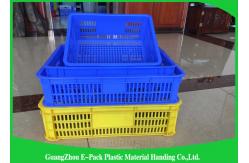 China Standard Sizestackable Plastic Storage Bins , Mini Load Plastic Shipping Crates supplier