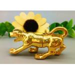Leopard Shape 1g Clear Pill Bottles Aluminum Rhino Gold Capsules for sale