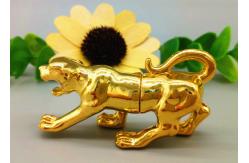 China Leopard Shape 1g Clear Pill Bottles Aluminum Rhino Gold Capsules supplier
