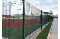 China Green Pvc Coated Welded Wire Mesh Panels For Courtyard / Sports Field supplier