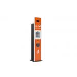Commercial Orange Forehead Infrared Thermometer Soap Dispenser for sale