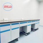 Blue Chemical-resistant Laminate Work Surface for Chemical Laboratory Furnitures Manufacturer for sale