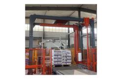 China Fully Automatic Stretch Wrap Machine for Red Bricks Packing with PLC Control supplier