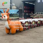 Customized Christmas Deer Scooters Attraction For Shopping Center Playground Attractions for sale