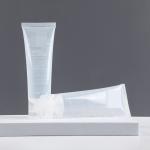 Customized Clear Plastic Cosmetic Tube Round Big 150ml 250ml for sale